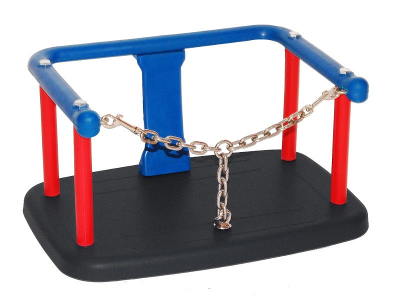 Játszótér - Biztonsági elöl nyitható babhinta ülőke - lánccal